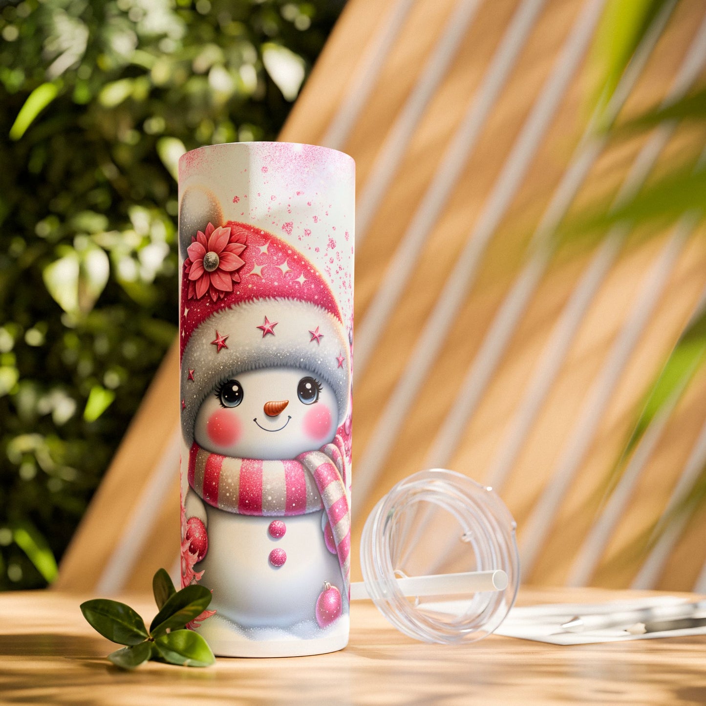 Christmas Time - SleekSip Skinny 20oz Tumbler with Straw