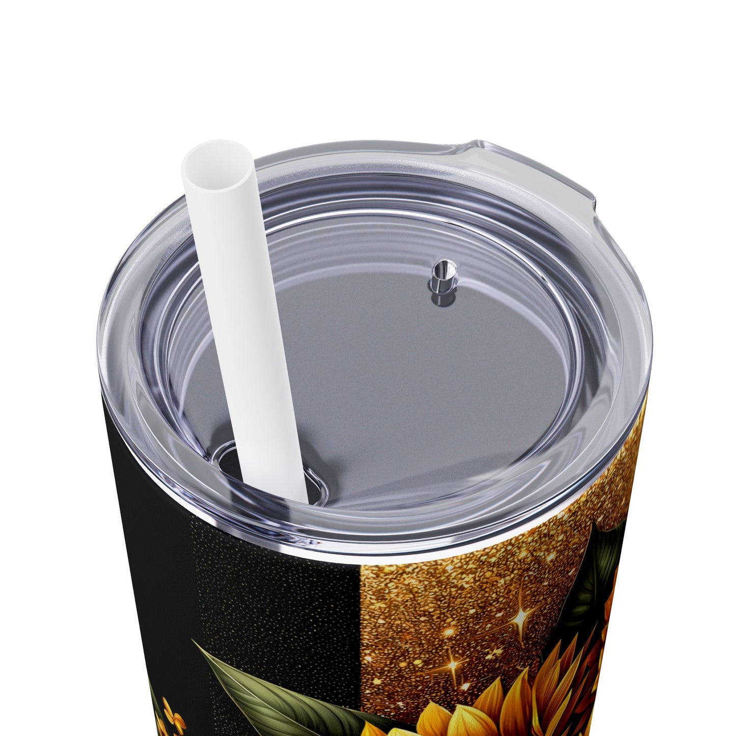 Sunflower Colors - SleekSip Skinny 20oz Tumbler with Straw