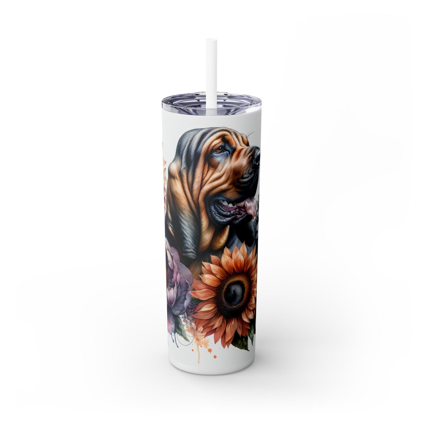 Bloodhound - SleekSip Skinny 20oz Tumbler with Straw