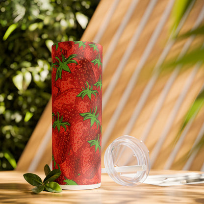 Delicious Fruit - SleekSip Skinny 20oz Tumbler with Straw