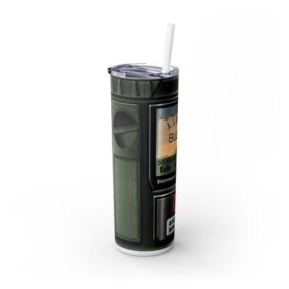 B**** Detector - SleekSip Skinny 20oz Tumbler with Straw