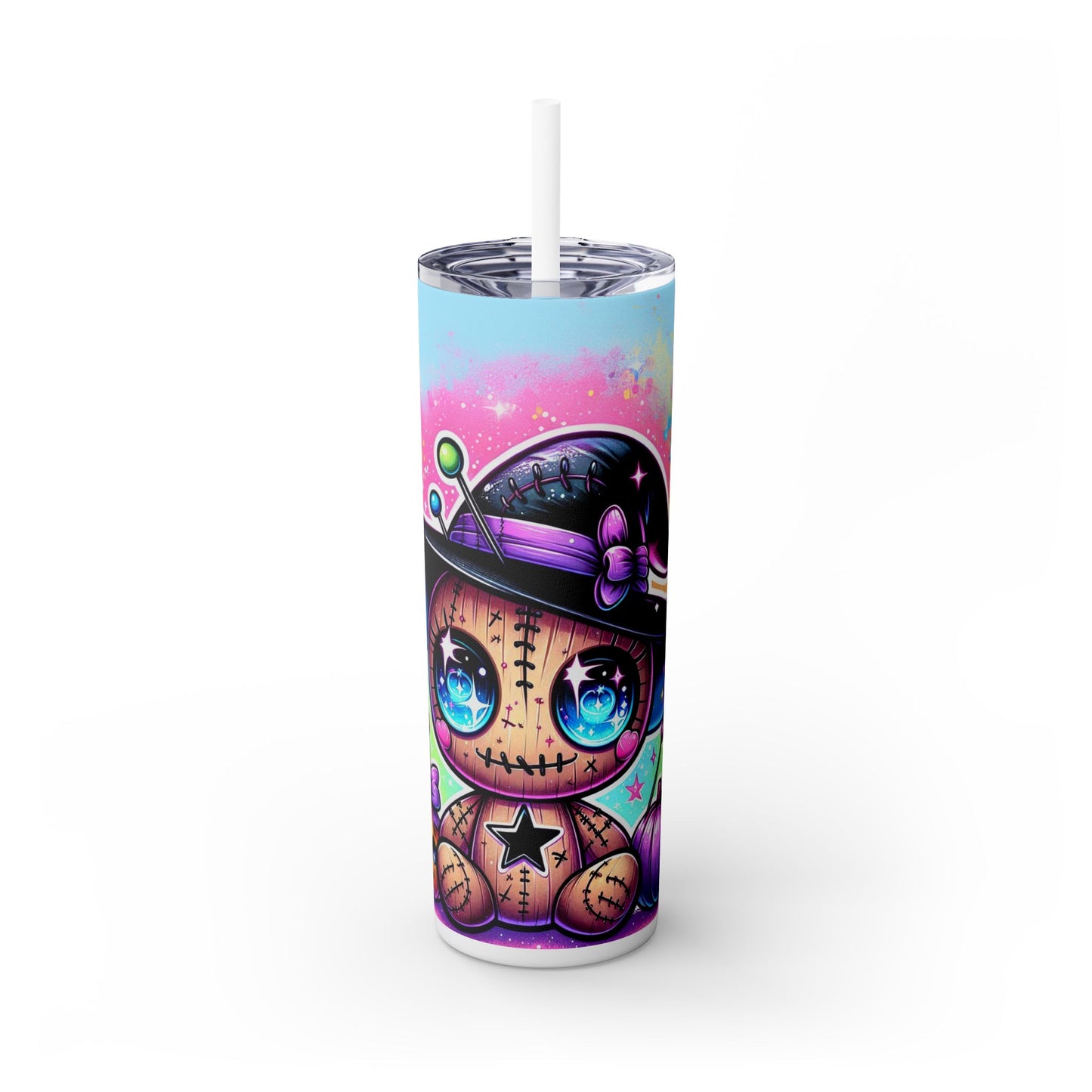 Cute Voodoo Doll - SleekSip Skinny 20oz Tumbler with Straw