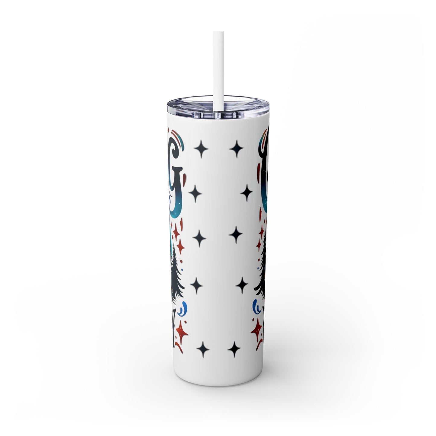 Camping is my therapy - SleekSip Skinny 20oz Tumbler with Straw