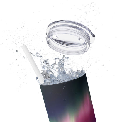 Northern Lights - SleekSip Skinny 20oz Tumbler with Straw