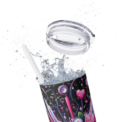 Nurse Life - SleekSip Skinny 20oz Tumbler with Straw