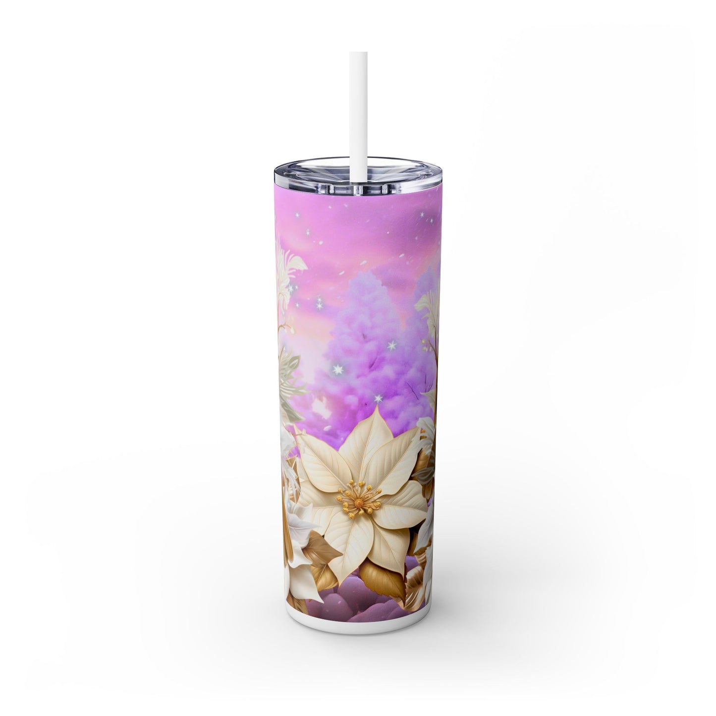 Christmas Time - SleekSip Skinny 20oz Tumbler with Straw