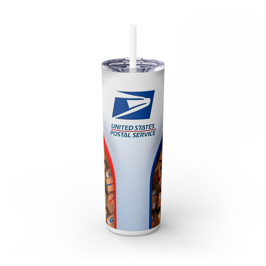 Postal Worker Profession - SleekSip Skinny 20oz Tumbler with Straw