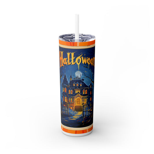 Halloween Card - SleekSip Skinny 20oz Tumbler with Straw