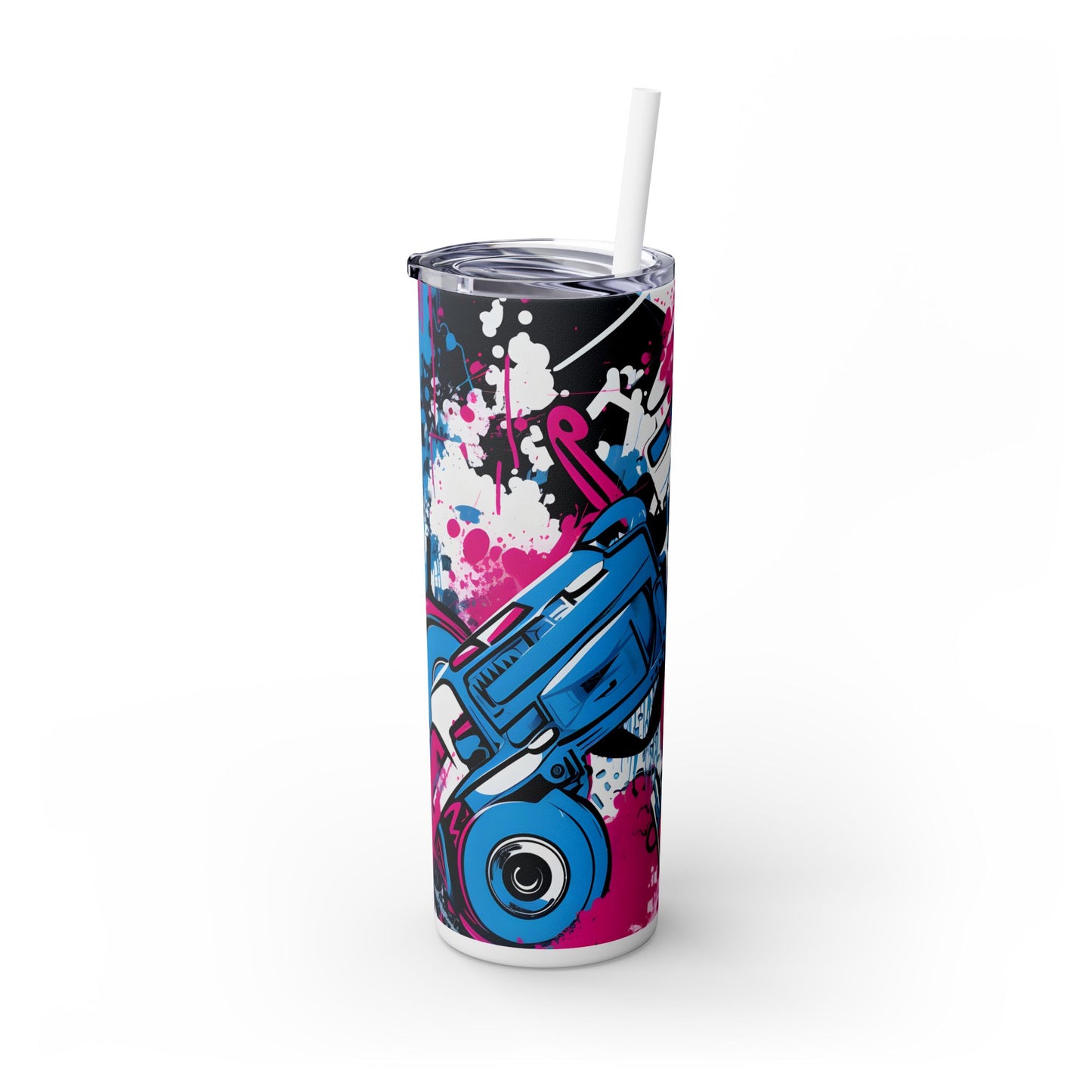 Graffiti - SleekSip Skinny 20oz Tumbler with Straw