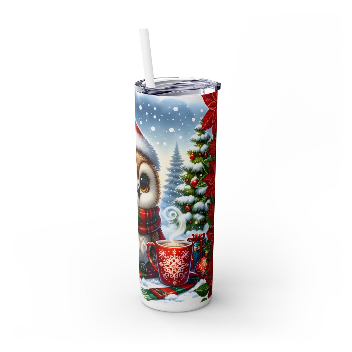 Christmas Time - SleekSip Skinny 20oz Tumbler with Straw