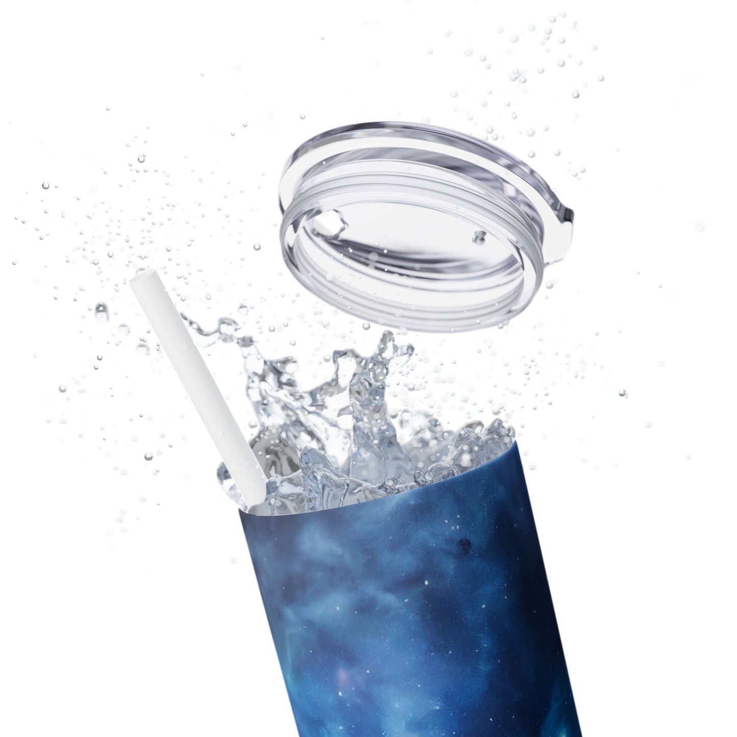 Starry Sky Galaxy - SleekSip Skinny 20oz Tumbler with Straw