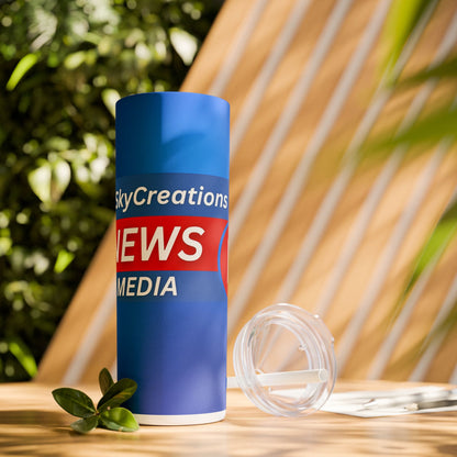 iSkyCreations - News & Media - SleekSip Skinny 20oz Tumbler with Straw