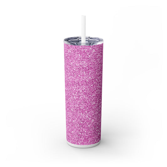 Magical Unicorn Glitter - SleekSip Skinny 20oz Tumbler with Straw