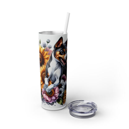 Basenji - SleekSip Skinny 20oz Tumbler with Straw