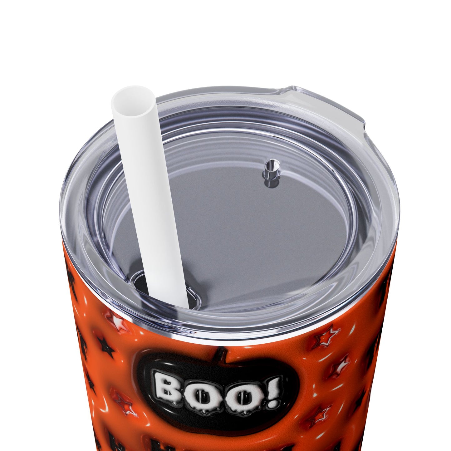 3D Inflated Halloween - SleekSip Skinny 20oz Tumbler with Straw