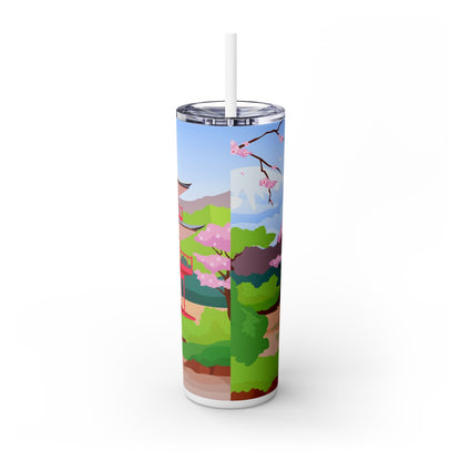 Japan - SleekSip Skinny 20oz Tumbler with Straw