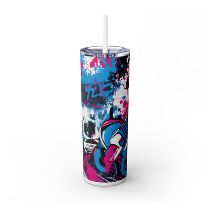 Graffiti - SleekSip Skinny 20oz Tumbler with Straw