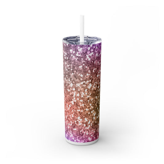 Magical Unicorn Glitter - SleekSip Skinny 20oz Tumbler with Straw