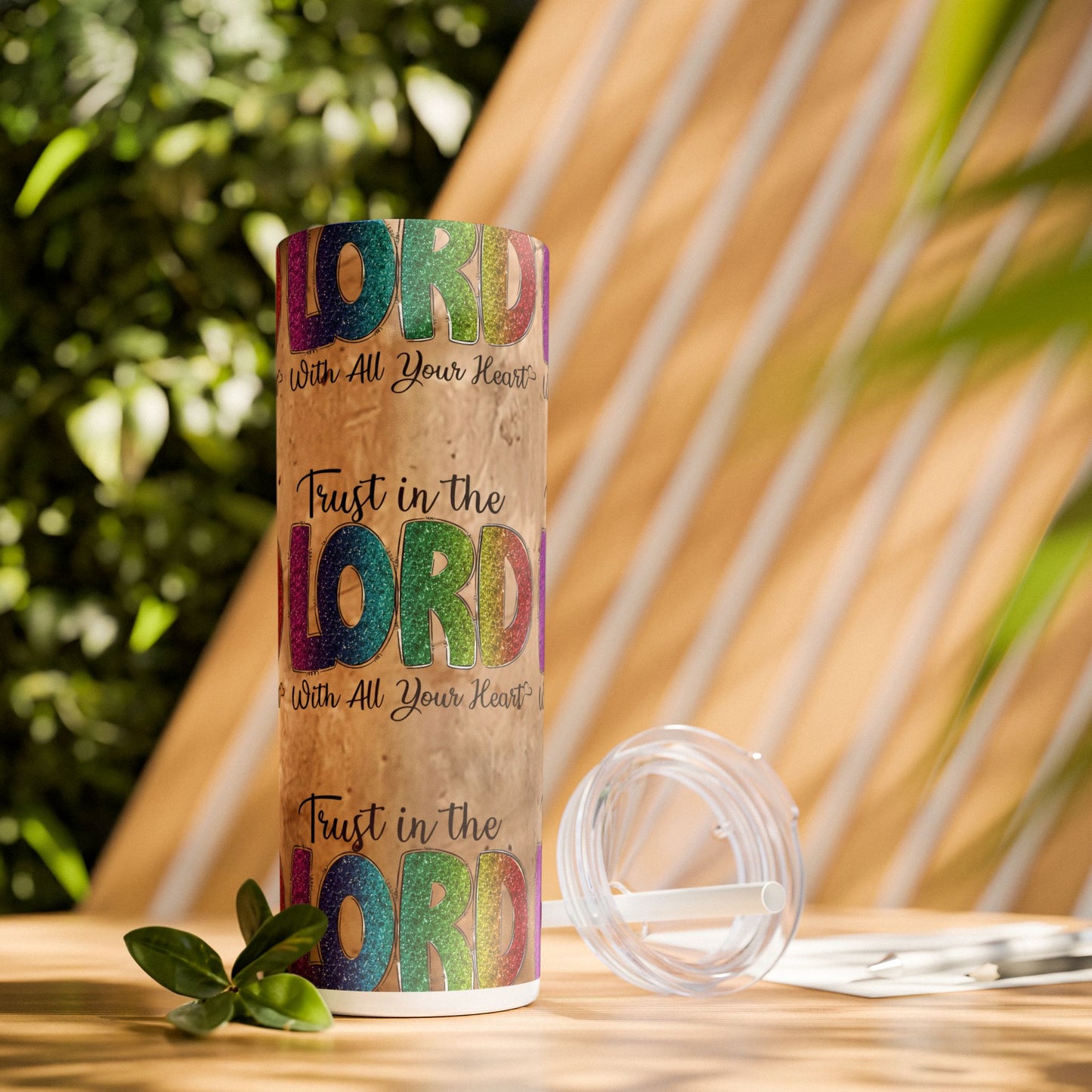 Trust in the Lord - SleekSip Skinny 20oz Tumbler with Straw