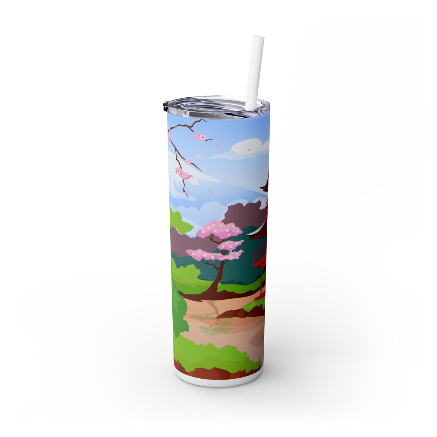 Japan - SleekSip Skinny 20oz Tumbler with Straw