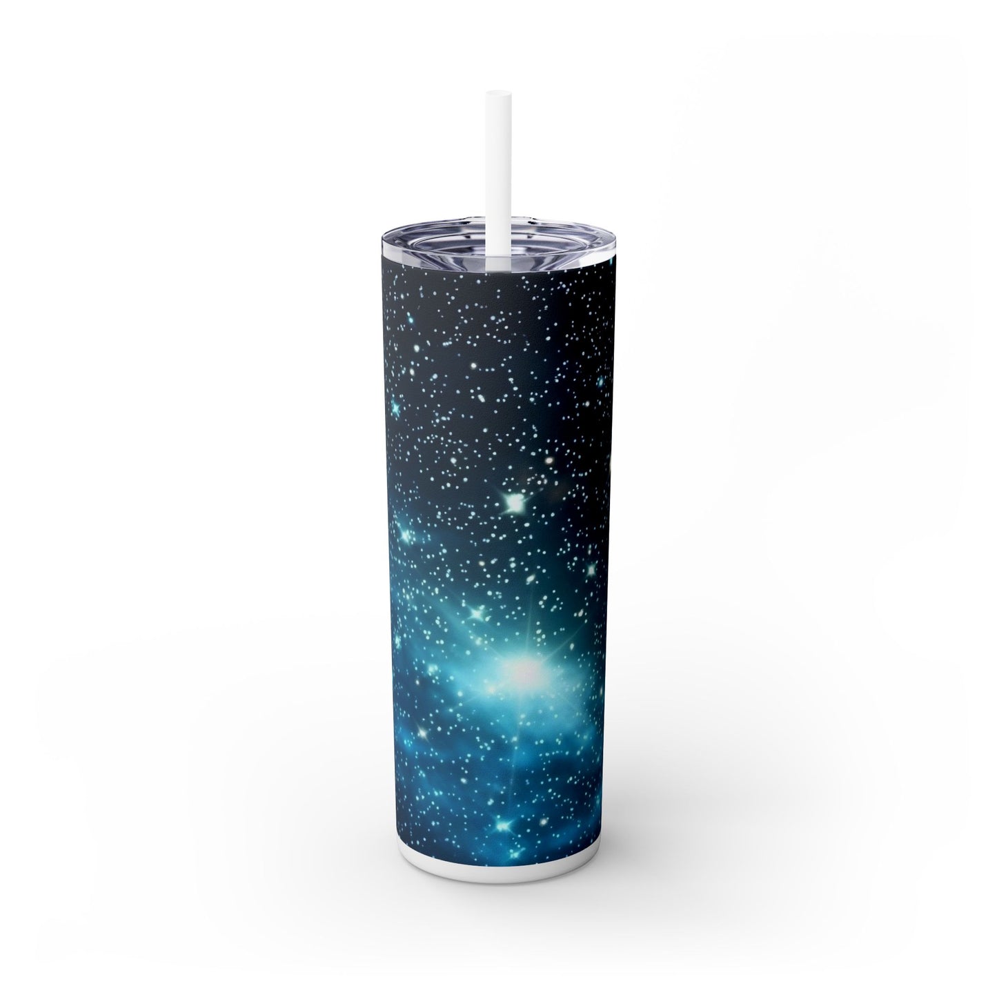 Starry Sky Galaxy - SleekSip Skinny 20oz Tumbler with Straw