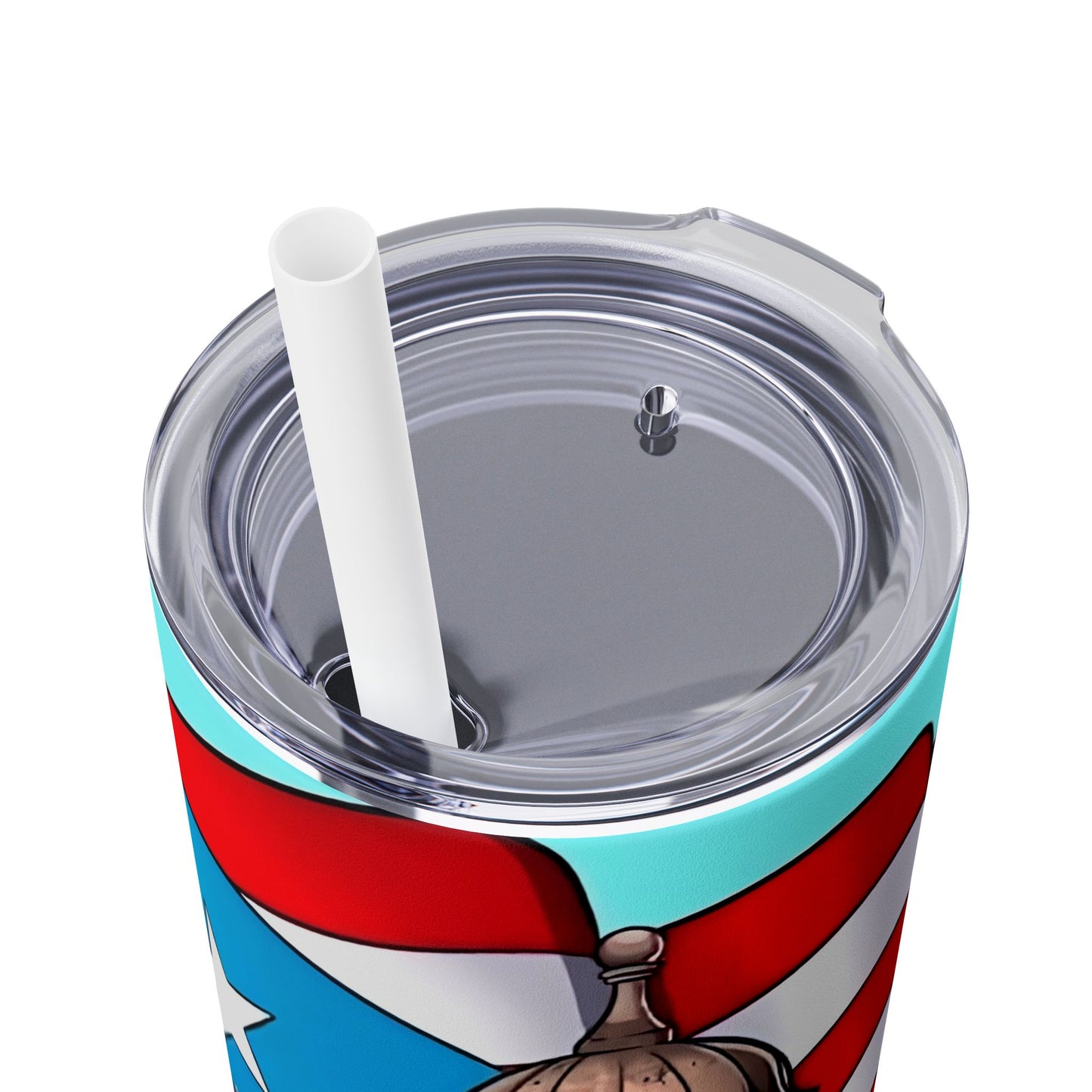 Puerto Rico - SleekSip Skinny 20oz Tumbler with Straw