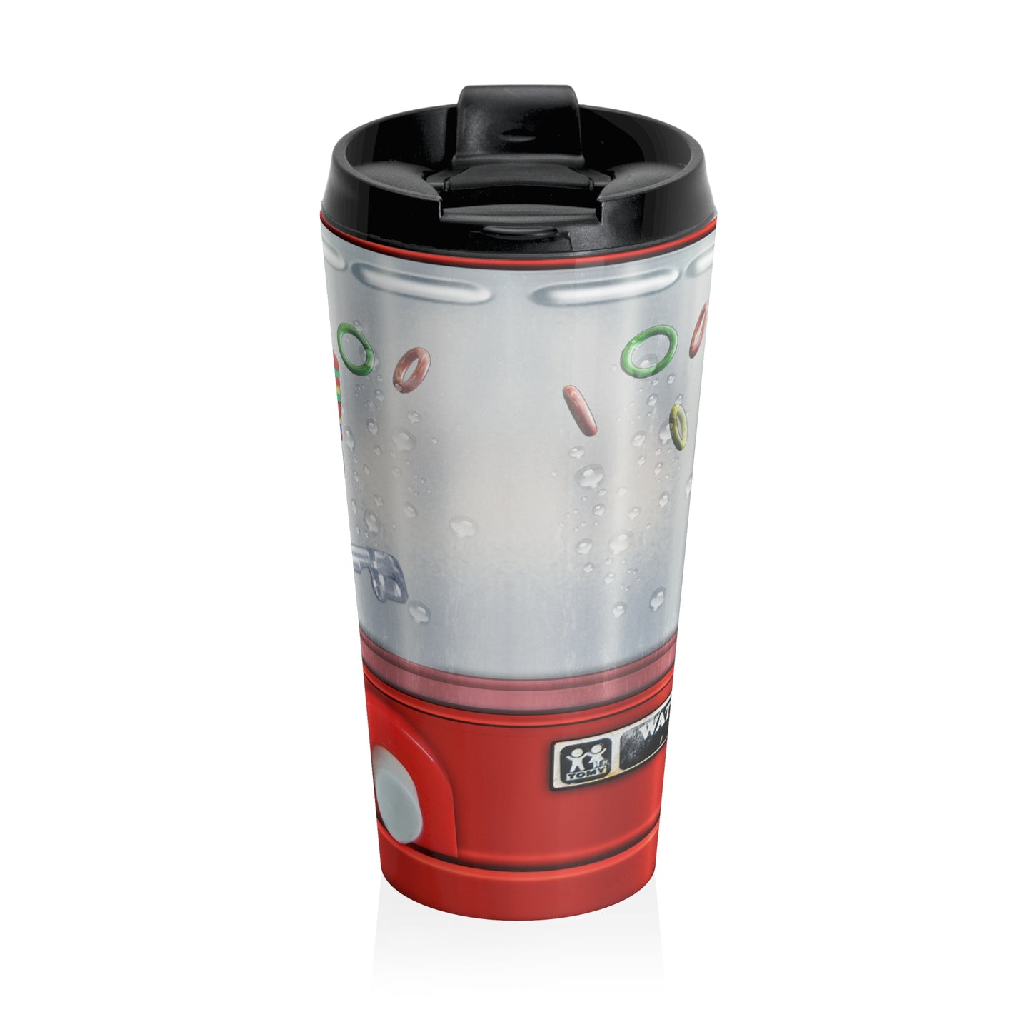 Waterful Ring Toss Stainless Steel Travel Mug – 15oz