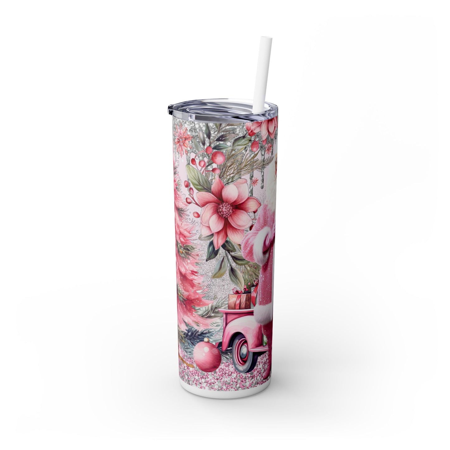 Christmas Time - SleekSip Skinny 20oz Tumbler with Straw