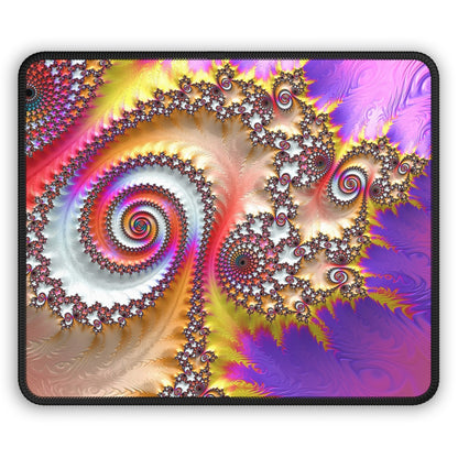 Mesmerizing Fractal Swirl Mouse Pad