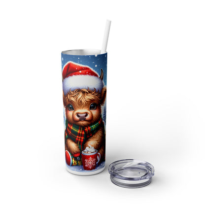 Christmas Time - SleekSip Skinny 20oz Tumbler with Straw