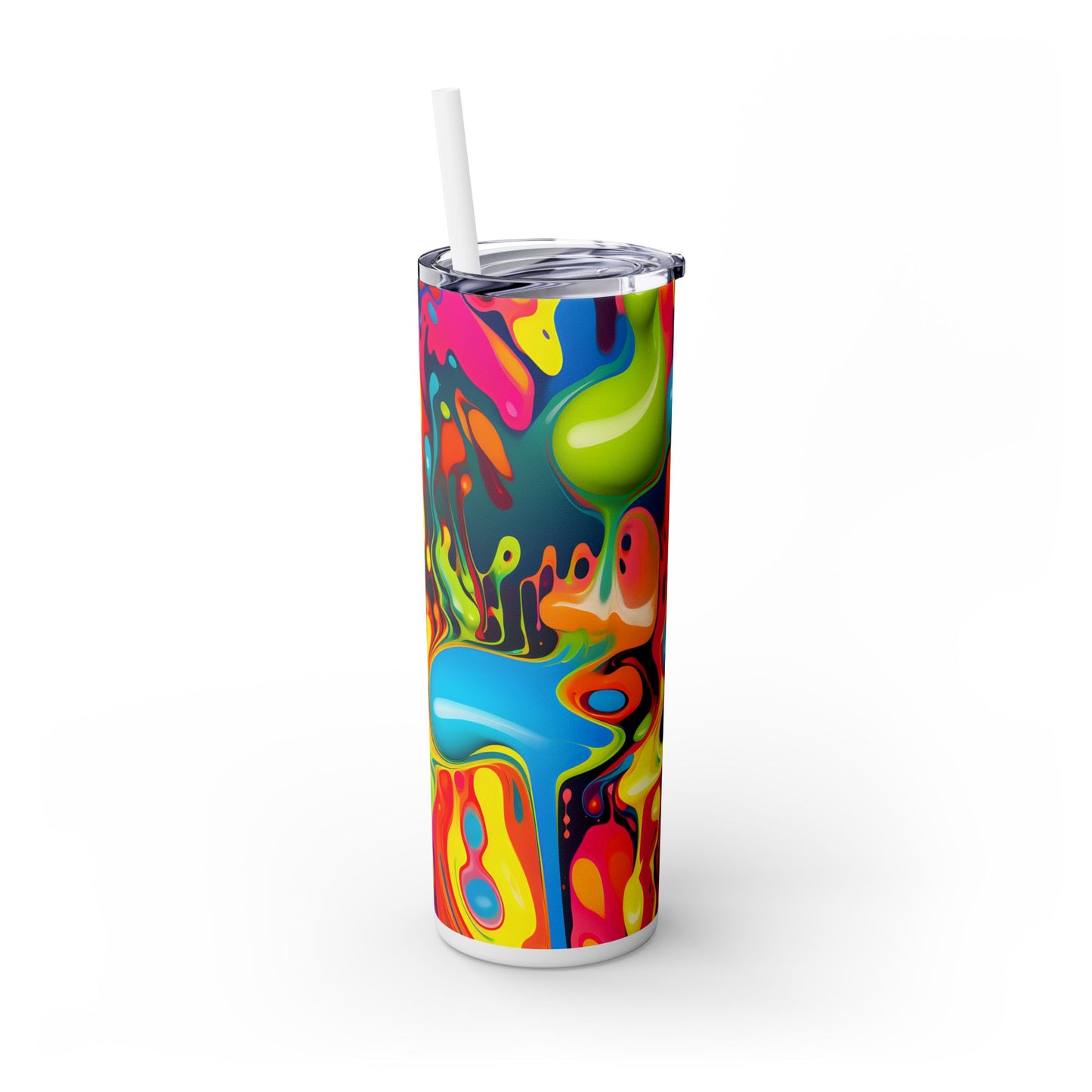 Graffiti - SleekSip Skinny 20oz Tumbler with Straw