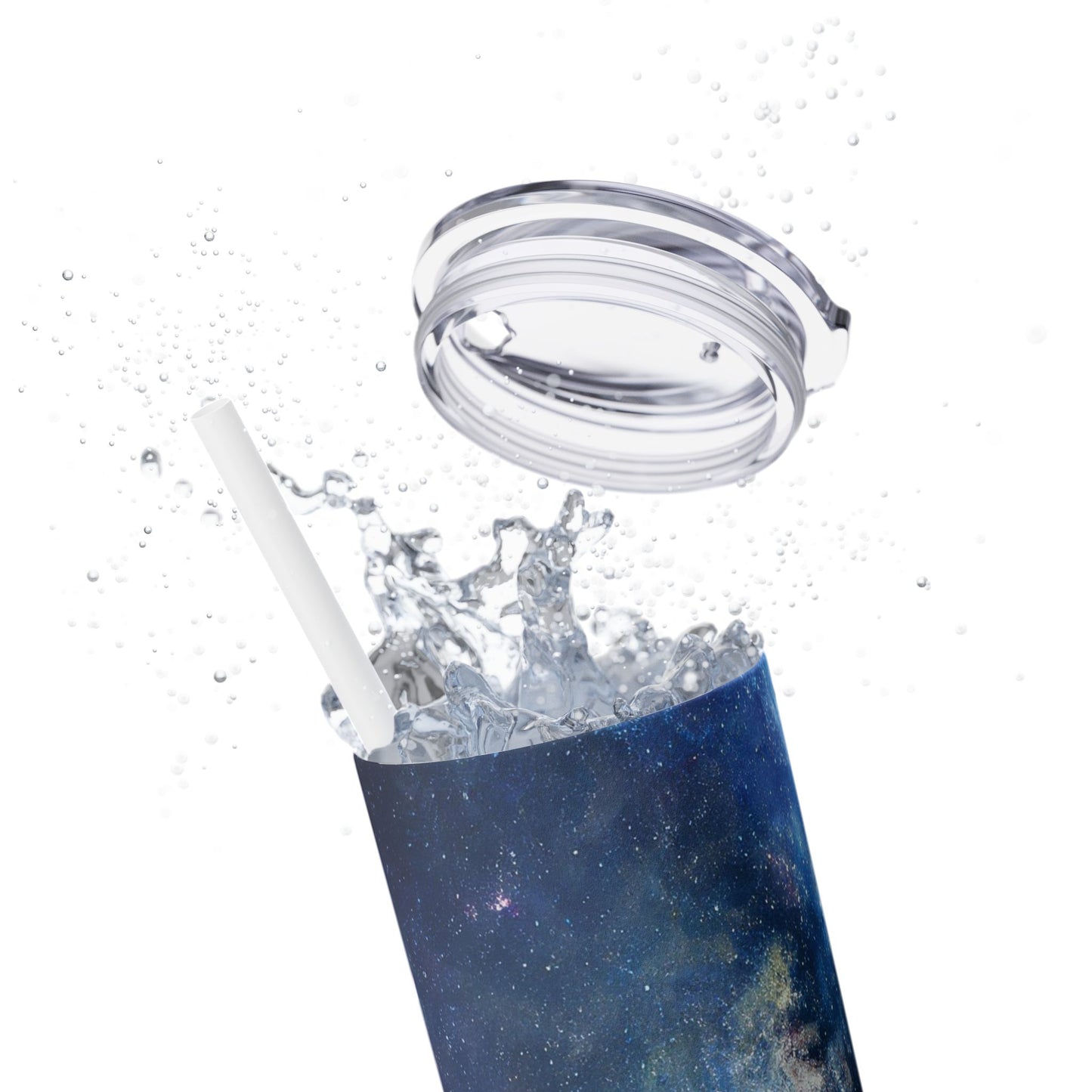 Starry Sky Galaxy - SleekSip Skinny 20oz Tumbler with Straw