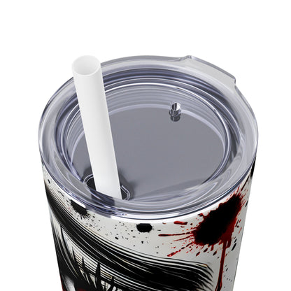 Stay out of my crime scene - SleekSip Skinny 20oz Tumbler with Straw