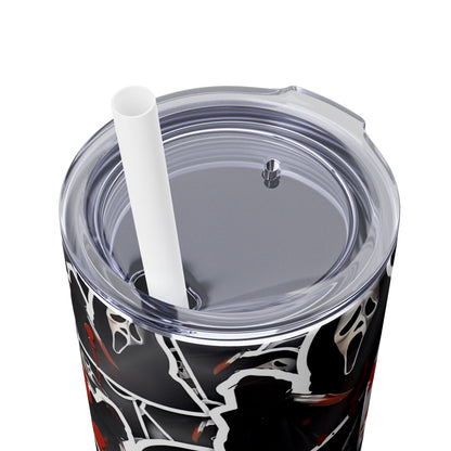 Scary Movie Halloween - SleekSip Skinny 20oz Tumbler with Straw