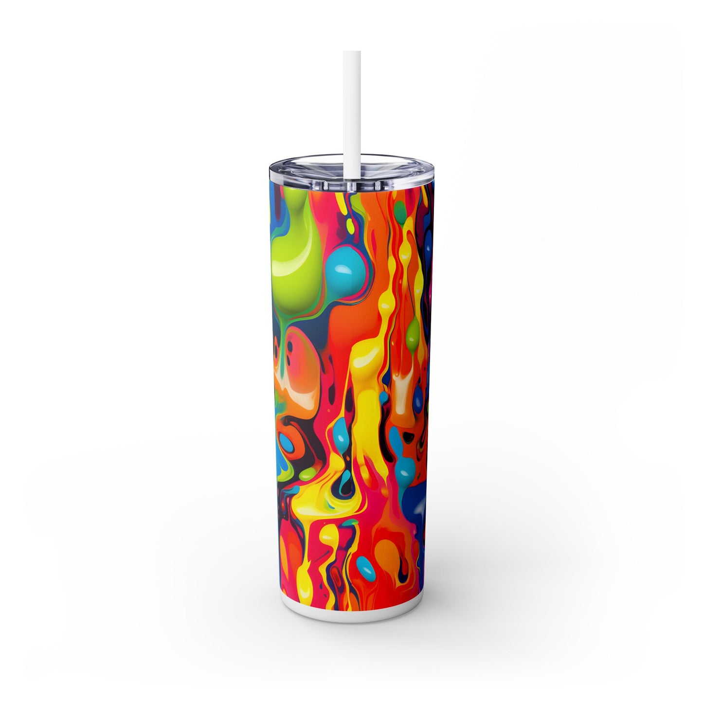 Graffiti - SleekSip Skinny 20oz Tumbler with Straw