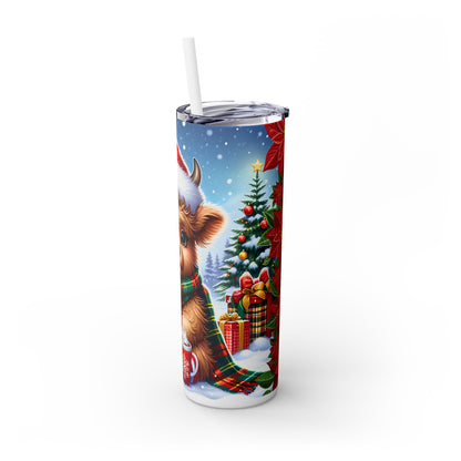 Christmas Time - SleekSip Skinny 20oz Tumbler with Straw