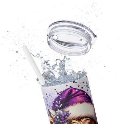 Christmas Time - SleekSip Skinny 20oz Tumbler with Straw