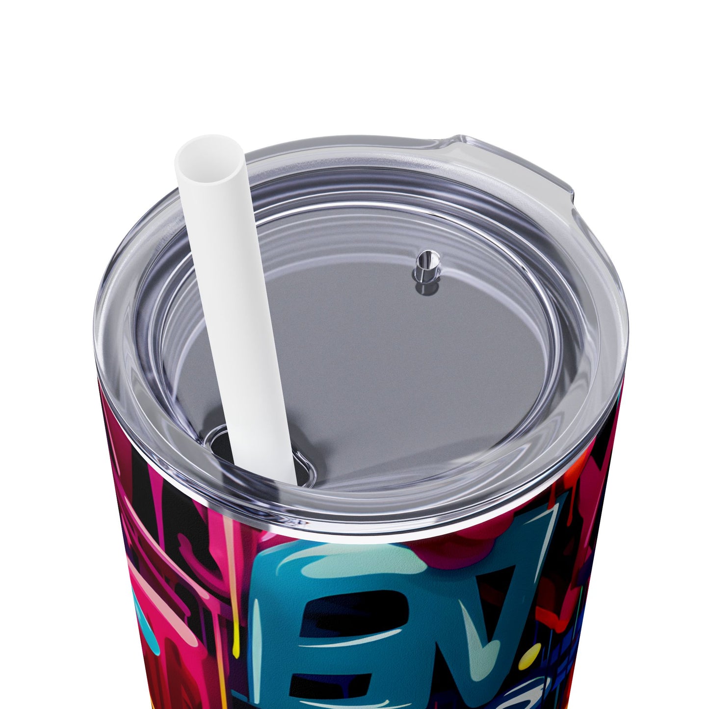 Graffiti - SleekSip Skinny 20oz Tumbler with Straw