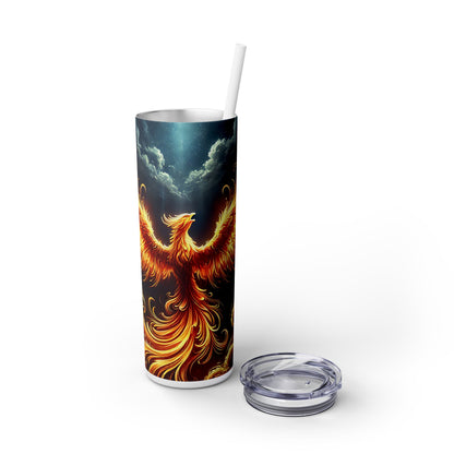 Rise of the Phoenix - SleekSip Skinny 20oz Tumbler with Straw