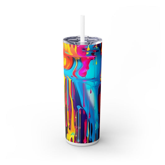 Graffiti - SleekSip Skinny 20oz Tumbler with Straw