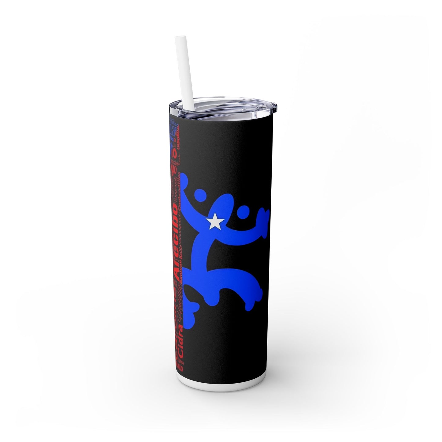 Puerto Rico - SleekSip Skinny 20oz Tumbler with Straw