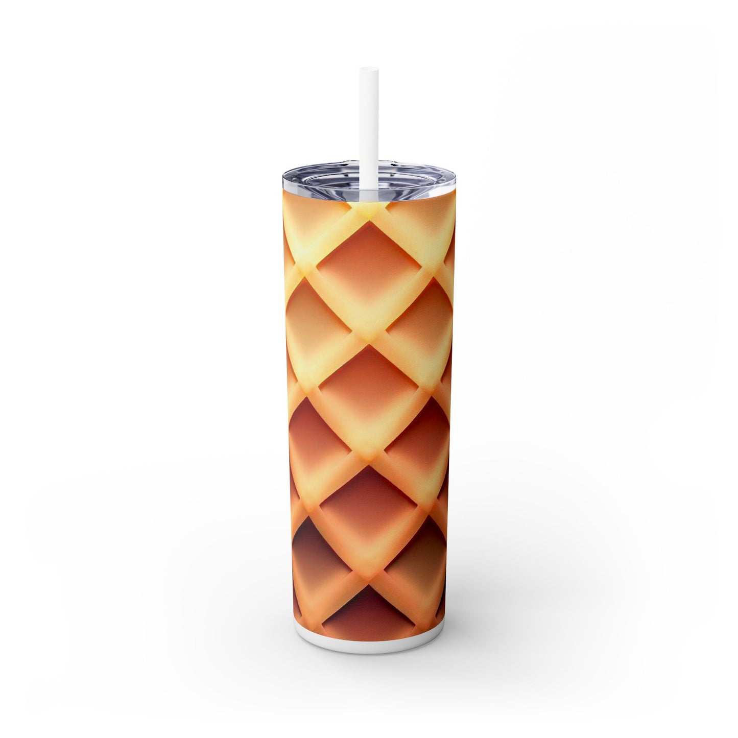 Waffle Cone - SleekSip Skinny 20oz Tumbler with Straw