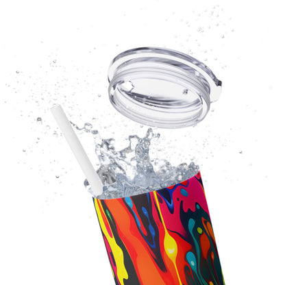 Graffiti - SleekSip Skinny 20oz Tumbler with Straw