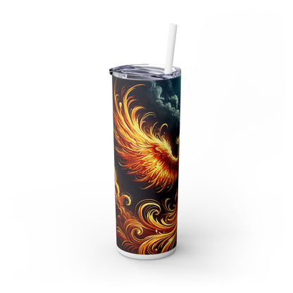 Rise of the Phoenix - SleekSip Skinny 20oz Tumbler with Straw