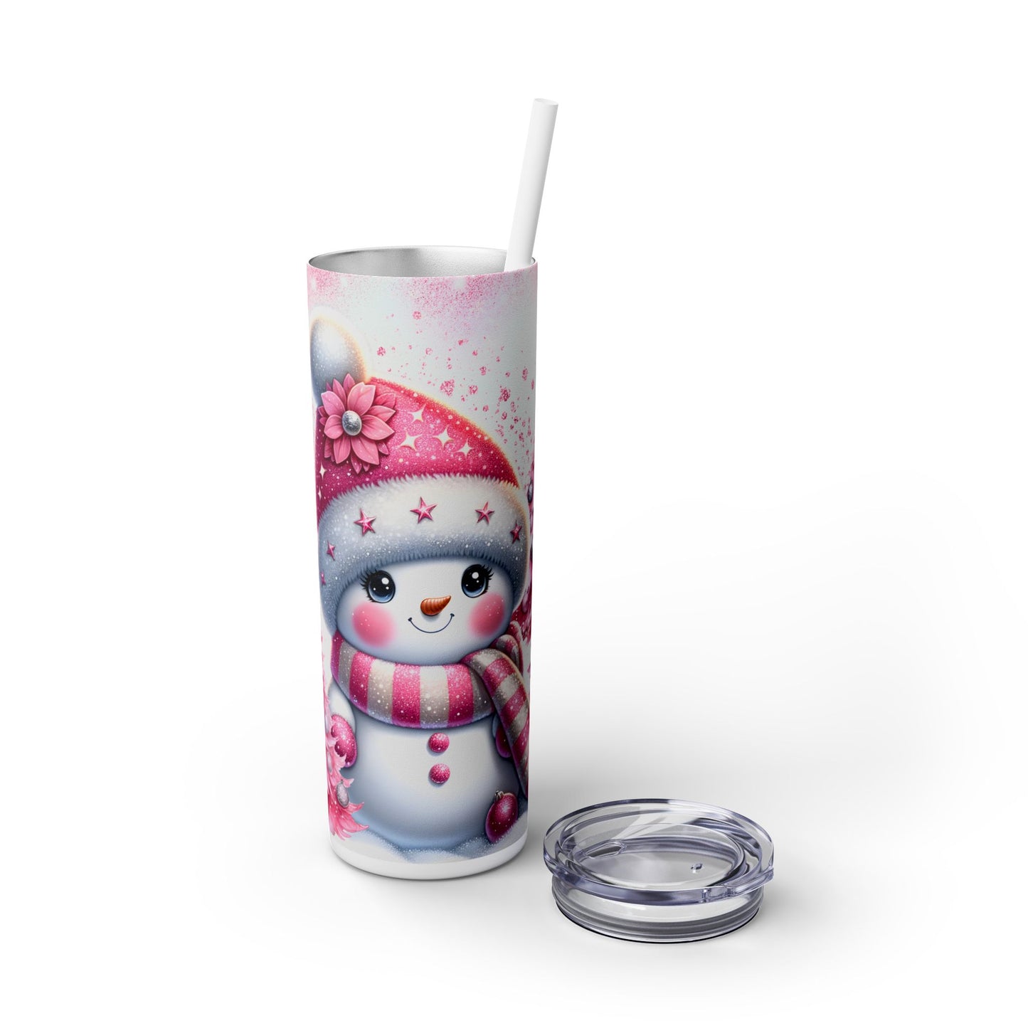 Christmas Time - SleekSip Skinny 20oz Tumbler with Straw