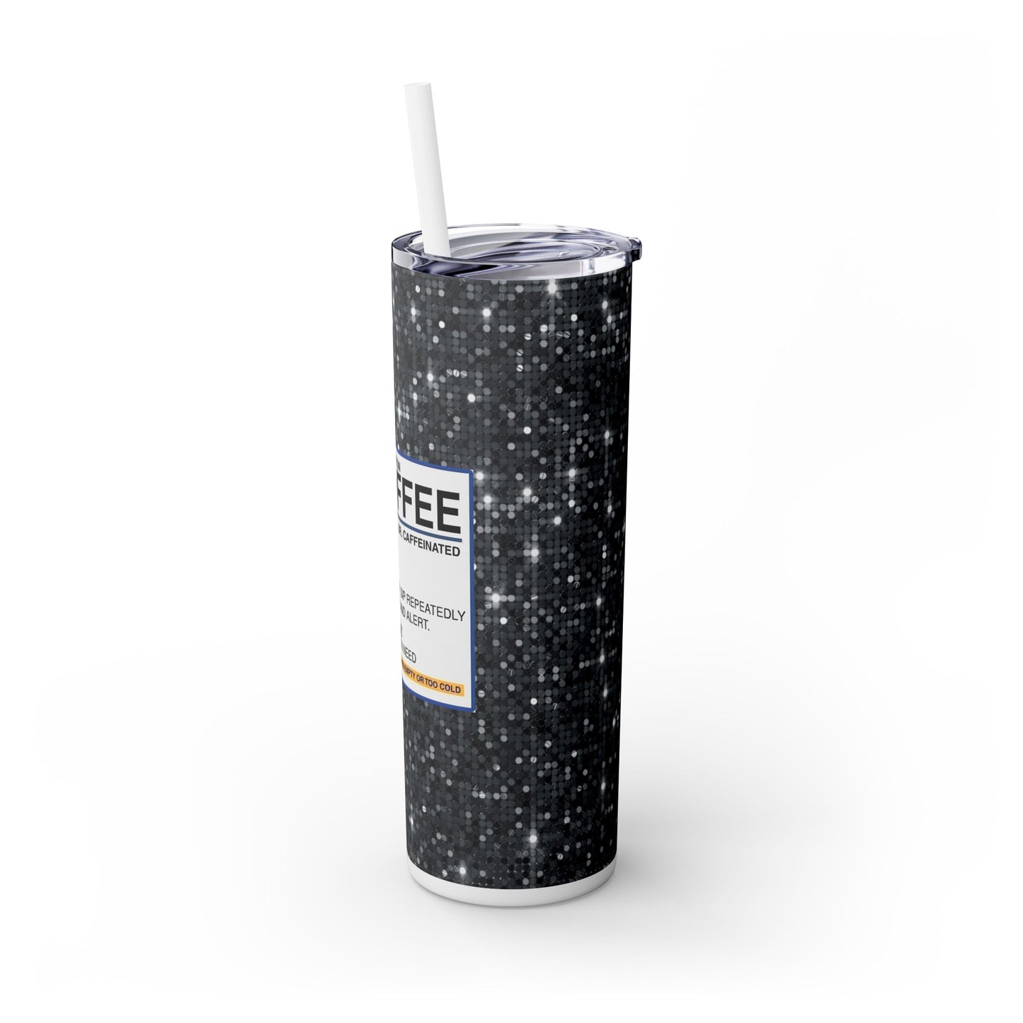 RX Coffee - SleekSip Skinny 20oz Tumbler with Straw