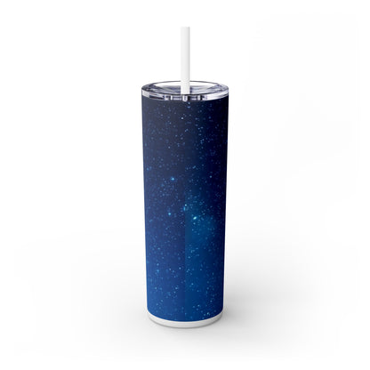 Starry Sky Galaxy - SleekSip Skinny 20oz Tumbler with Straw