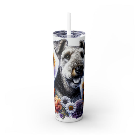 Airedale Terrier - SleekSip Skinny 20oz Tumbler with Straw