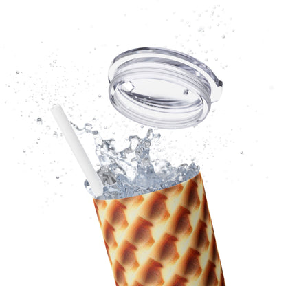 Waffle Cone - SleekSip Skinny 20oz Tumbler with Straw