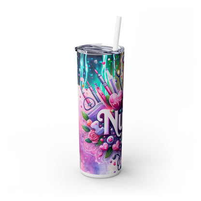 Nurse Life - SleekSip Skinny 20oz Tumbler with Straw